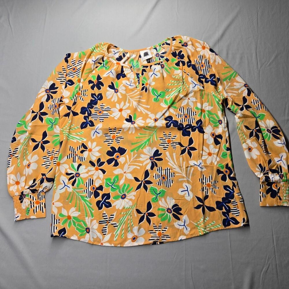 Cabi Women's Multi Color Floral Blouse